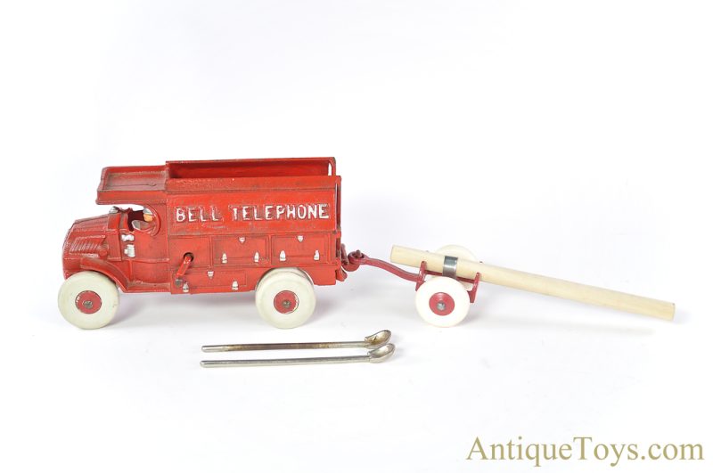 Hubley Red Cast Iron Ohio Bell Telephone Company Truck <FONT COLOR="ff000 ">*SOLD*</font>