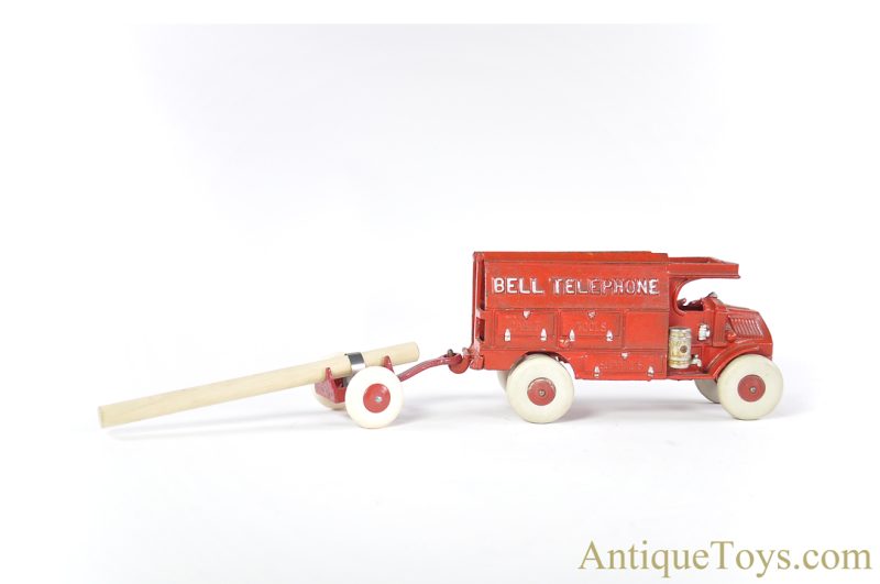 Hubley Red Cast Iron Ohio Bell Telephone Company Truck <FONT COLOR="ff000 ">*SOLD*</font> - Image 2