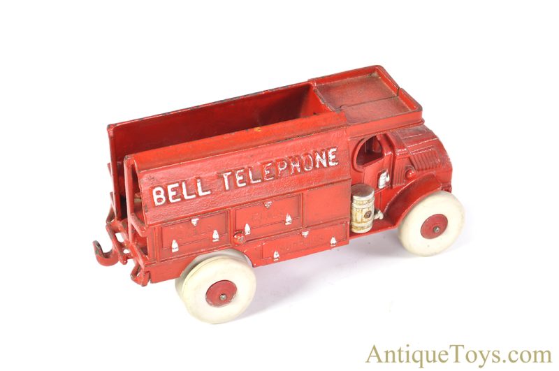Hubley Red Cast Iron Ohio Bell Telephone Company Truck <FONT COLOR="ff000 ">*SOLD*</font> - Image 8