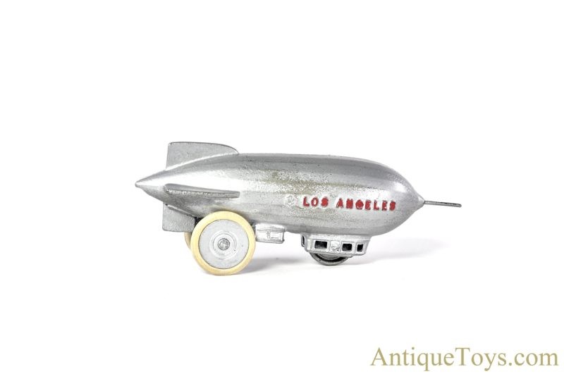 Kenton ca. 1930's Professionally Restored Cast Iron "Los Angeles" Blimp Zeppelin for Sale <FONT COLOR="ff000 ">*SOLD*</font> - Image 3