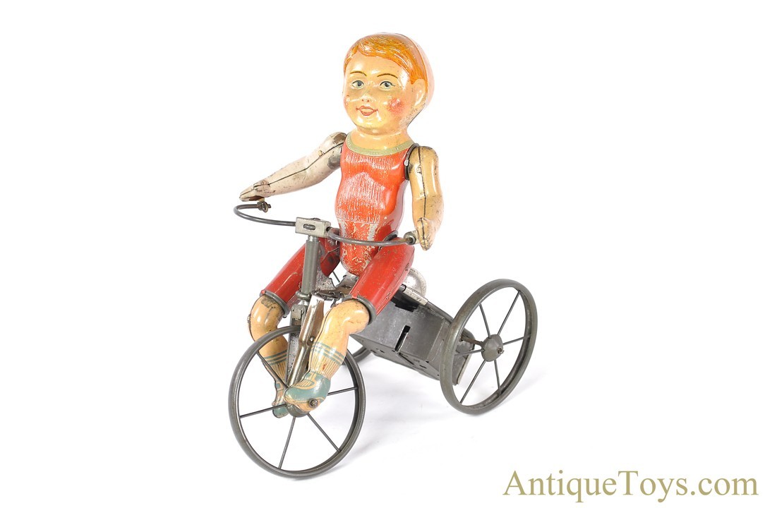 Marx Tin Lithographed Windup No. 3500 "Wonder Cyclist" for Sale <FONT COLOR="ff000 ">*SOLD*</font>