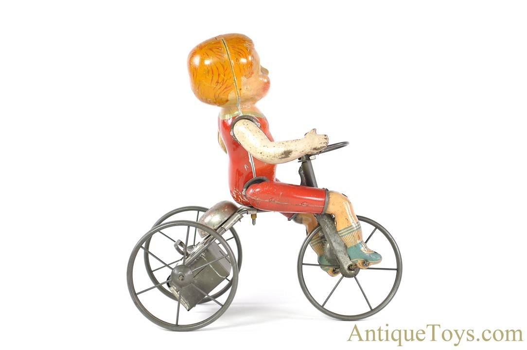 Marx Tin Lithographed Windup No. 3500 "Wonder Cyclist" for Sale <FONT COLOR="ff000 ">*SOLD*</font> - Image 3