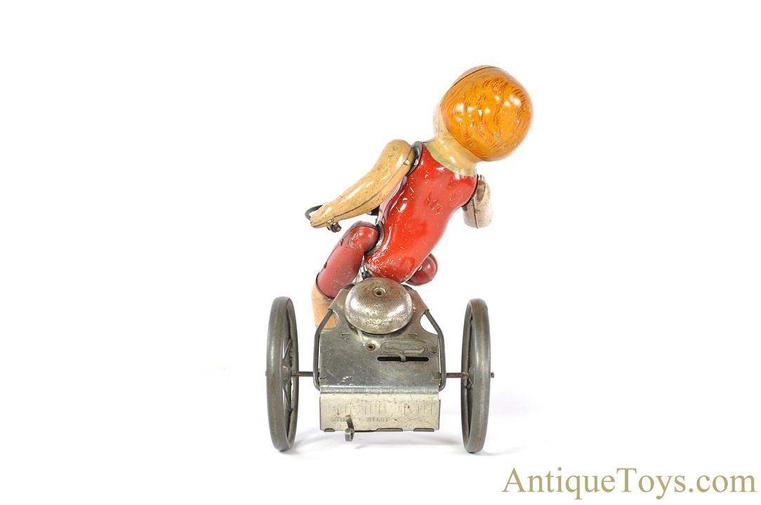 Marx Tin Lithographed Windup No. 3500 "Wonder Cyclist" for Sale <FONT COLOR="ff000 ">*SOLD*</font> - Image 5