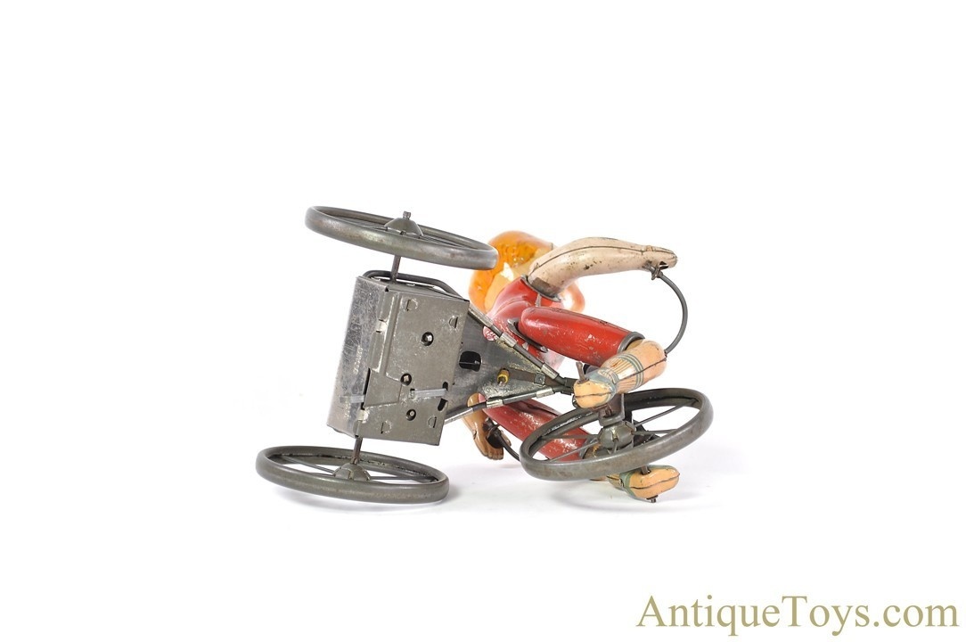 Marx Tin Lithographed Windup No. 3500 "Wonder Cyclist" for Sale <FONT COLOR="ff000 ">*SOLD*</font> - Image 7