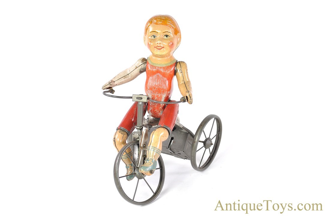 Marx Tin Lithographed Windup No. 3500 "Wonder Cyclist" for Sale <FONT COLOR="ff000 ">*SOLD*</font> - Image 6