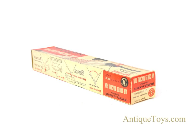Mattel, Inc. "Mattel-O-Matic" Cap Firing Air Cooled Machine Gun in Box for Sale - Image 8