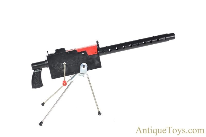 Mattel, Inc. "Mattel-O-Matic" Cap Firing Air Cooled Machine Gun in Box for Sale - Image 4