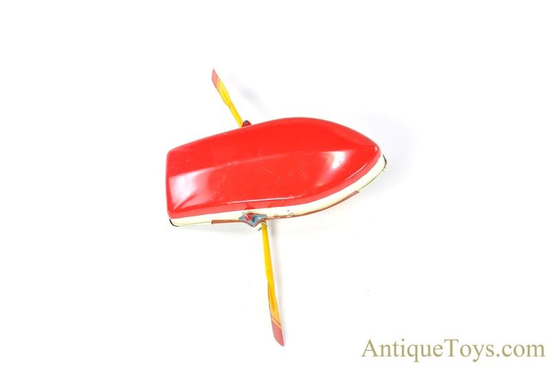 Momoya Shoten Tin Lithographed Windup Man Rowing Boat Set Japanese Chinese Toys <FONT COLOR="ff000 ">*SOLD*</font> - Image 6