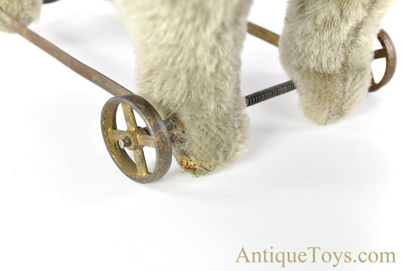 Steiff Stuffed Mohair Elephant on Wheels Pull Toy <FONT COLOR="ff000 ">*SOLD*</font> - Image 9