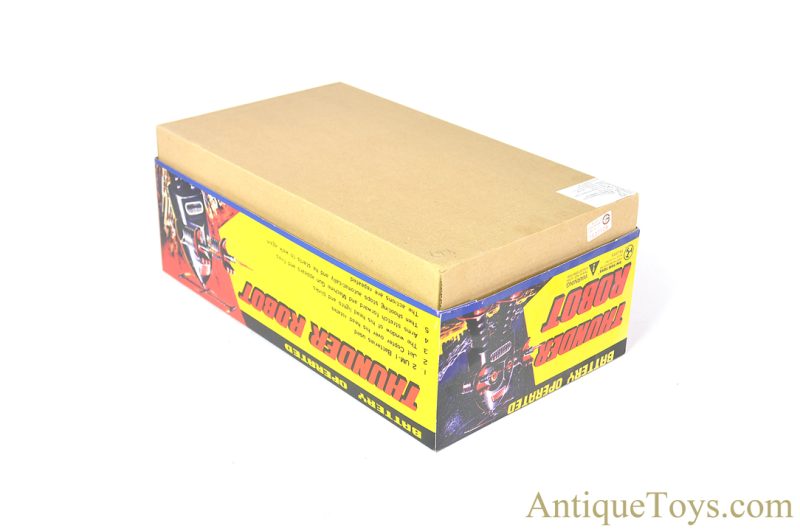 Tin Tom Toys Tin Lithographed Battery Operated Limited Edition TR-2015 "Thunder Robot" 467/600 in Box <FONT COLOR="ff000 ">*SOLD*</font> - Image 9