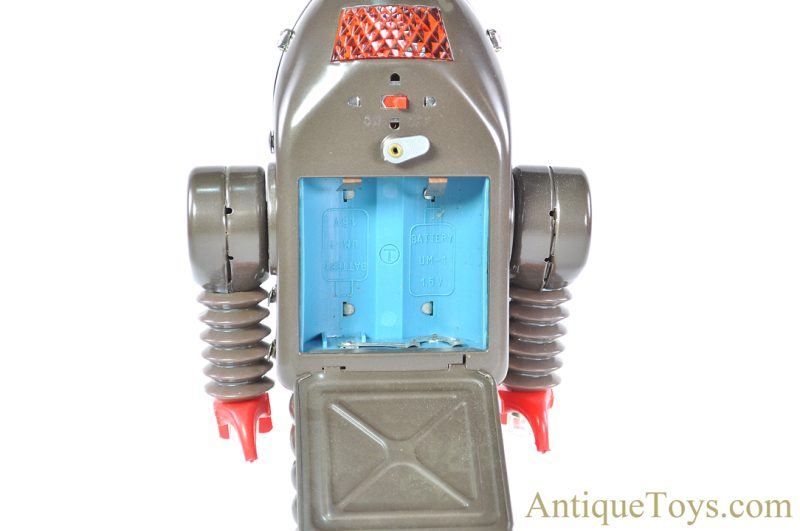 Tin Tom Toys Tin Lithographed Battery Operated Limited Edition TR-2015 "Thunder Robot" 467/600 in Box <FONT COLOR="ff000 ">*SOLD*</font> - Image 6