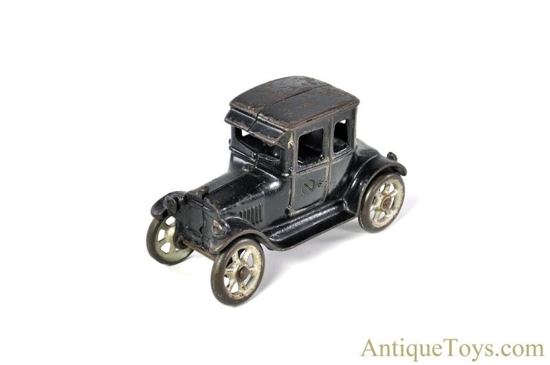 A.C. Williams ca. 1920's Cast Iron Coupe with 6 Spoke Wheels <FONT COLOR="ff000 ">*SOLD*</font> - Image 4