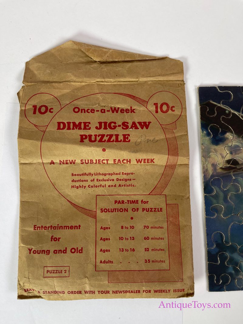 1930s Jigsaw Puzzle of Ford Airplane for Sale - Image 4