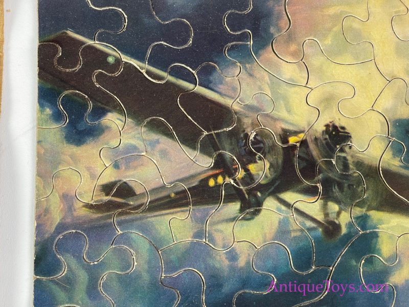 1930s Jigsaw Puzzle of Ford Airplane for Sale - Image 7