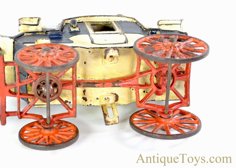 F.W. Carpenter ca. 1880's Cast Iron No. 555 "Tally-Ho Coach" Horse Drawn Wagon <FONT COLOR="ff000 ">*SOLD*</font> - Image 11