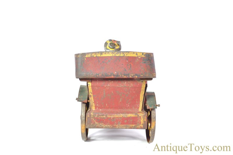 D.P. Clark & Co. Early 1900's Pressed Steel Wood Hand-Painted Dayton Hillclimber White Flyer Vehicle <FONT COLOR="ff000 ">*SOLD*</font> - Image 6