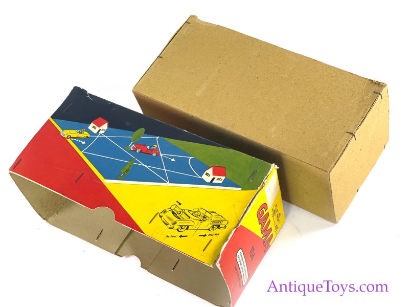 Gama Tin Lithographed Battery Operated #104 Police Car with Box <FONT COLOR="ff000 ">*SOLD*</font> - Image 8