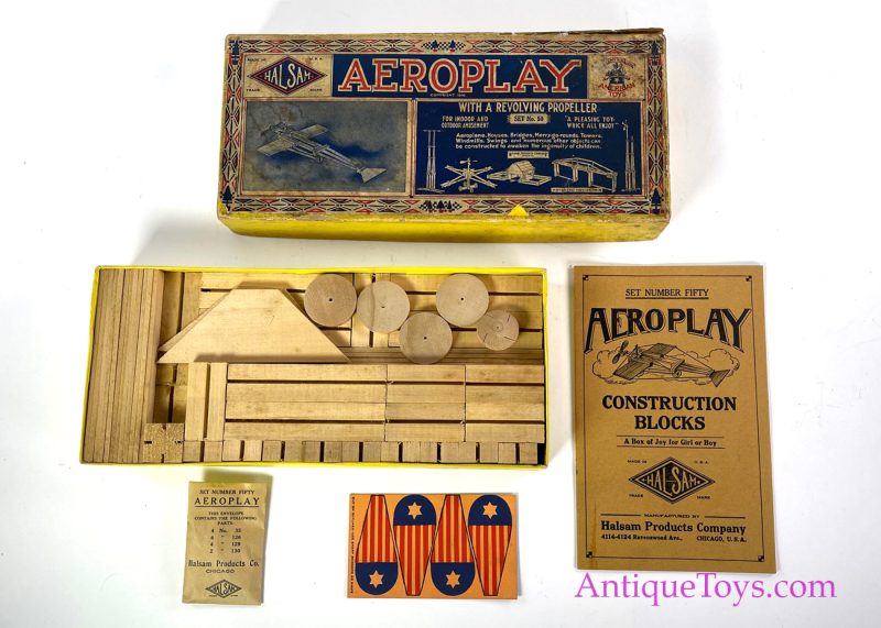 Halsam Toys Aeroplay Airplane Set *SOLD*
