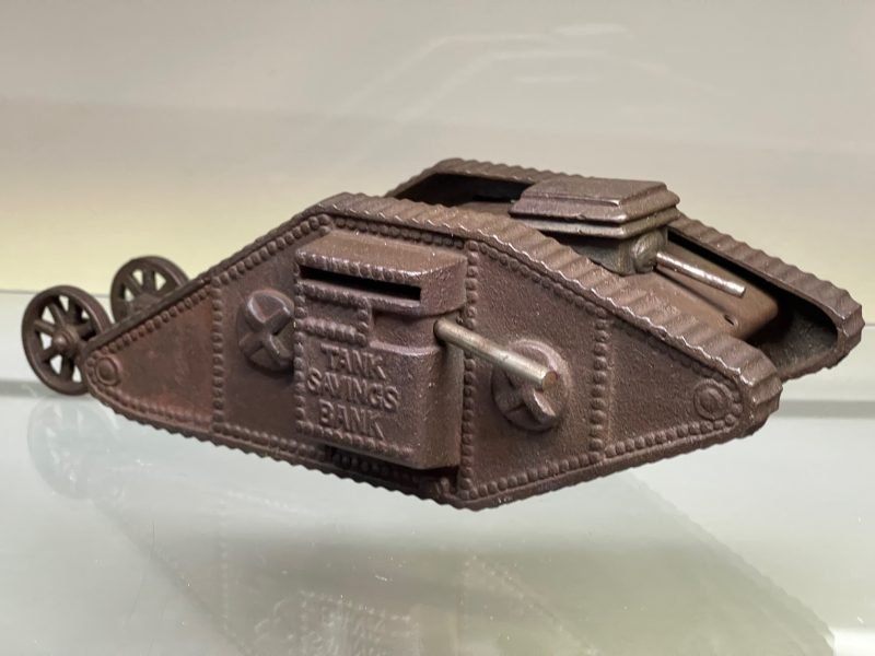 Tank Bank Ferrosteel Cast Iron Toy for Sale <FONT COLOR="ff000 ">*SOLD*</font> - Image 13
