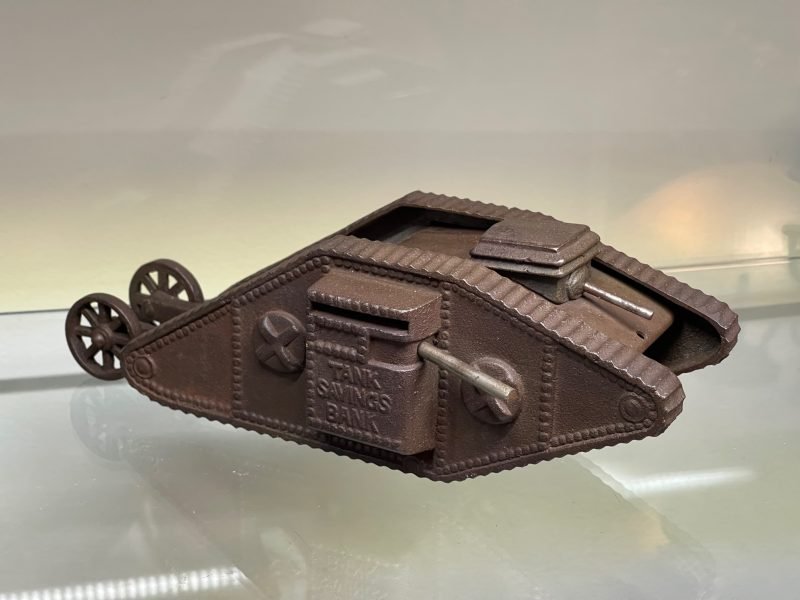 Tank Bank Ferrosteel Cast Iron Toy for Sale <FONT COLOR="ff000 ">*SOLD*</font> - Image 7