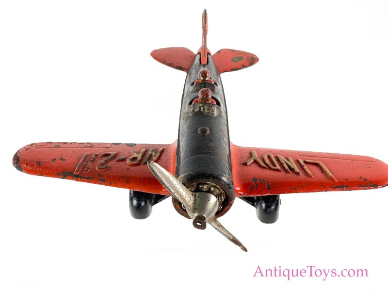 Hubley Cast Iron "Lindy" Lockheed Sirius Airplane <FONT COLOR="ff000 ">*SOLD*</font> - Image 10