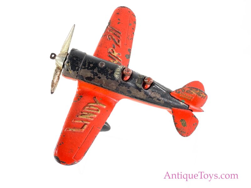 Hubley Cast Iron "Lindy" Lockheed Sirius Airplane <FONT COLOR="ff000 ">*SOLD*</font> - Image 13