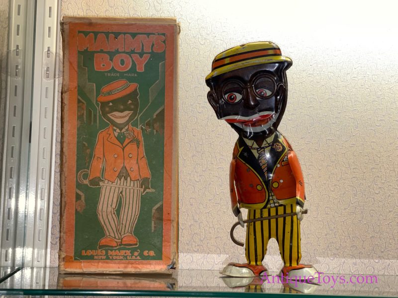 Marx Tin Lithographed Windup No. 630 "Mammy's Boy" in Box Black Americana for Sale <FONT COLOR="ff000 ">*SOLD*</font> - Image 2