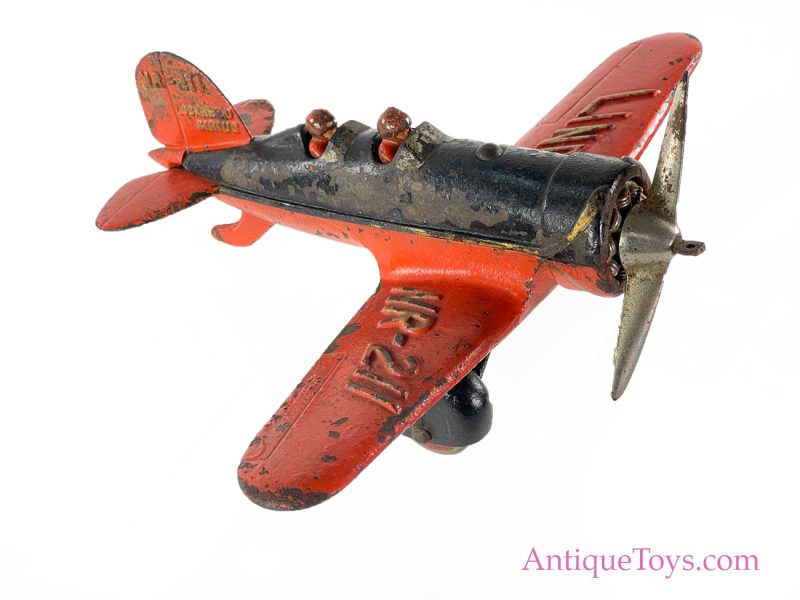 Hubley Cast Iron "Lindy" Lockheed Sirius Airplane <FONT COLOR="ff000 ">*SOLD*</font>