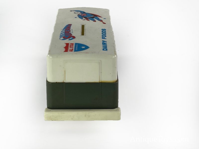 Como All Star Dairies Vintage Superman Bus Bank <FONT COLOR="ff000 ">*SOLD*</font> - Image 6