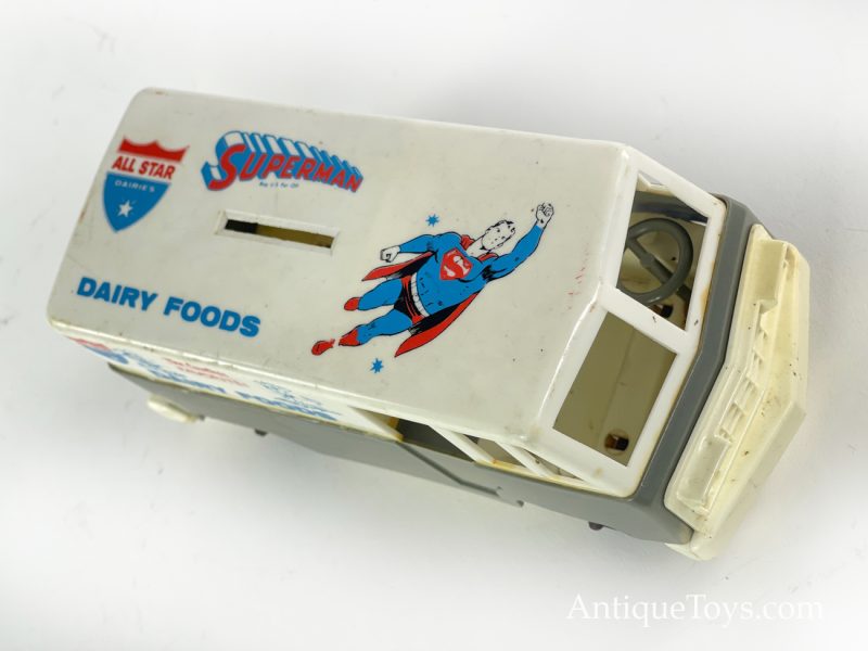 Como All Star Dairies Vintage Superman Bus Bank <FONT COLOR="ff000 ">*SOLD*</font> - Image 8