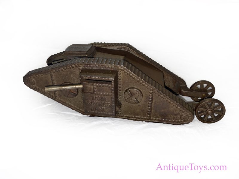 Tank Bank Ferrosteel Cast Iron Toy for Sale <FONT COLOR="ff000 ">*SOLD*</font>