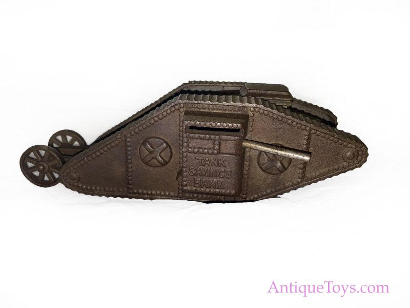 Tank Bank Ferrosteel Cast Iron Toy for Sale <FONT COLOR="ff000 ">*SOLD*</font> - Image 6