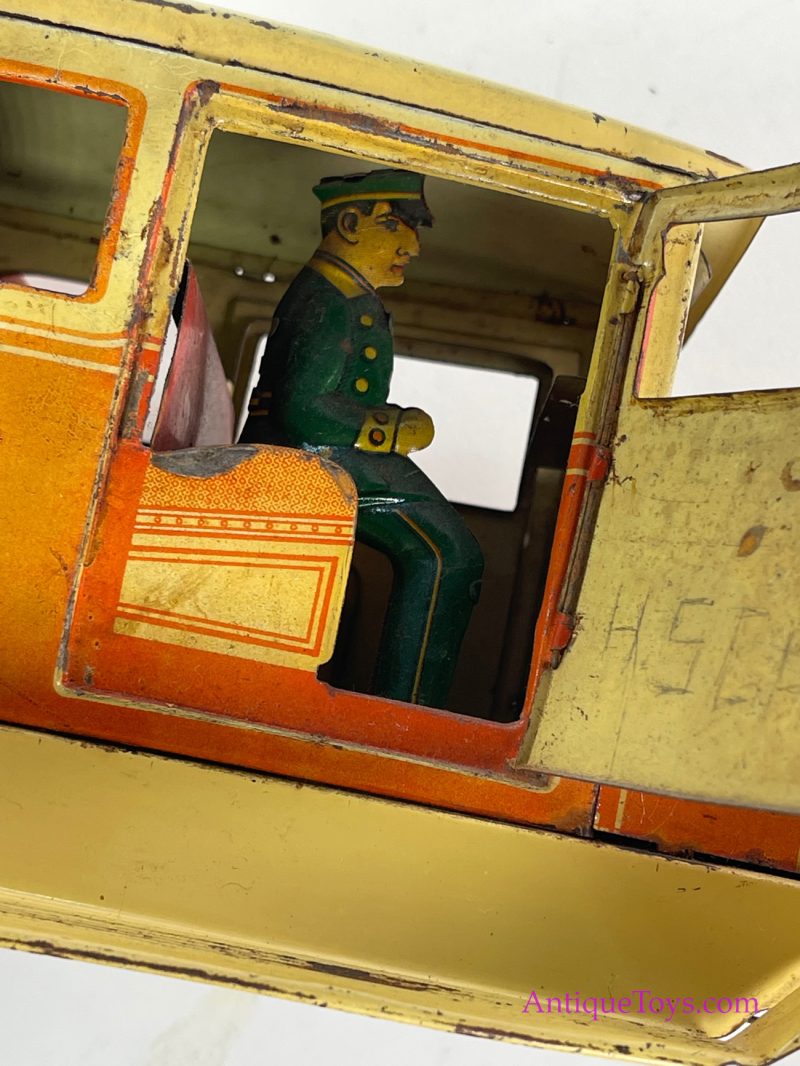 Tippco Toys Company (Tipp & Co., TCO) Tin Lithographed Windup T.C.975 Coupe <FONT COLOR="ff000 ">*SOLD*</font> - Image 12
