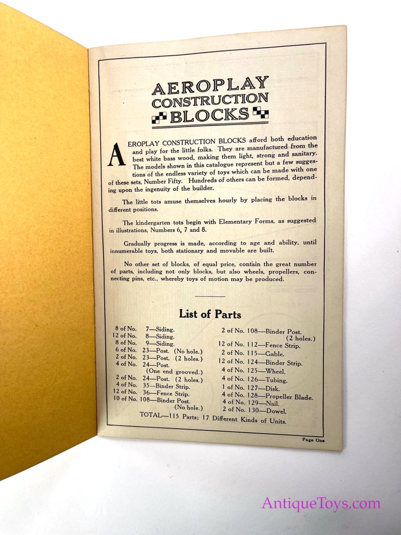 Halsam Toys Aeroplay Airplane Set *SOLD* - Image 6