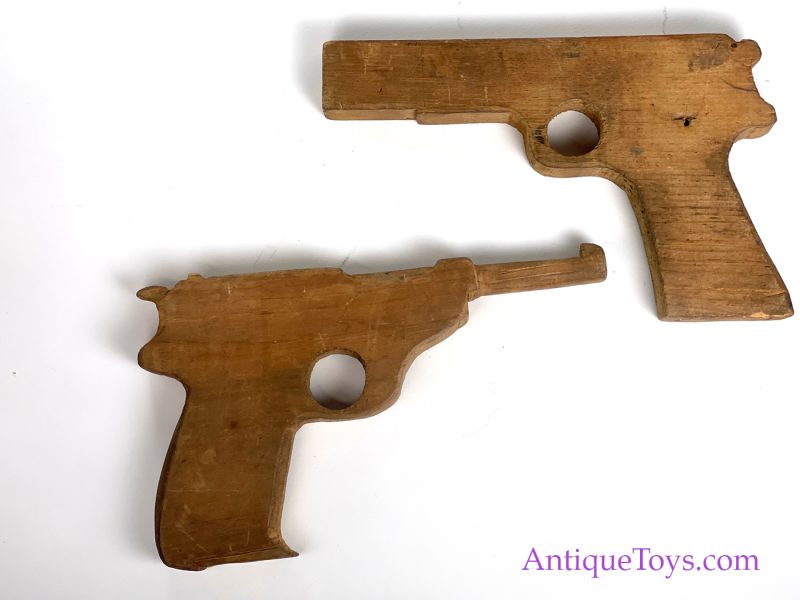 Folk Art Wood Kid Guns "Germans vs GI's", WW 2 for Sale - Image 5