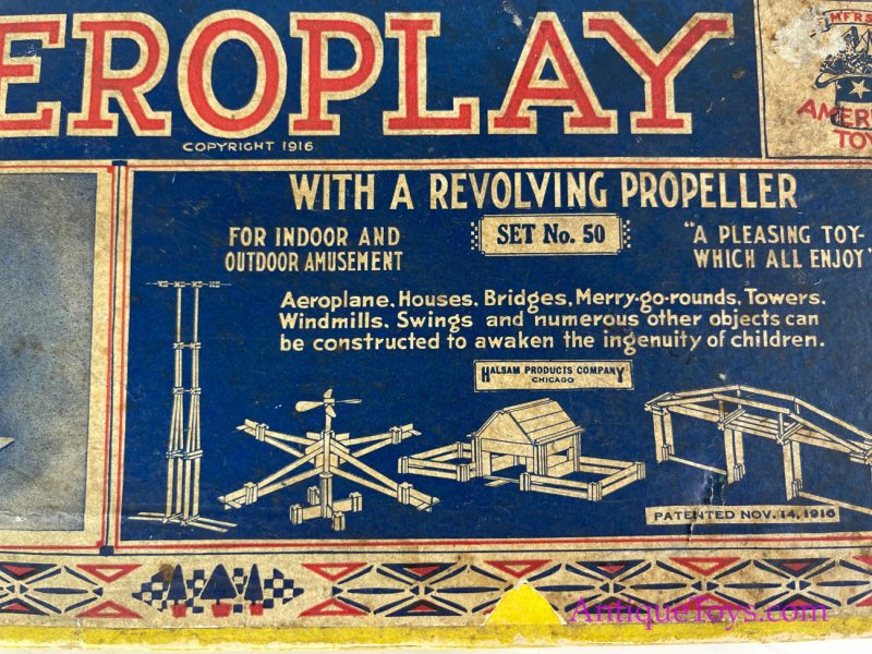 Halsam Toys Aeroplay Airplane Set *SOLD* - Image 2