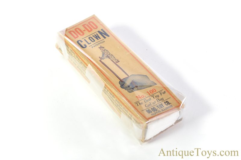 Do-Do Toy Co. No. 100 "Do-Do Clown" Acrobat Squeeze Toy in Box for Sale - Image 8