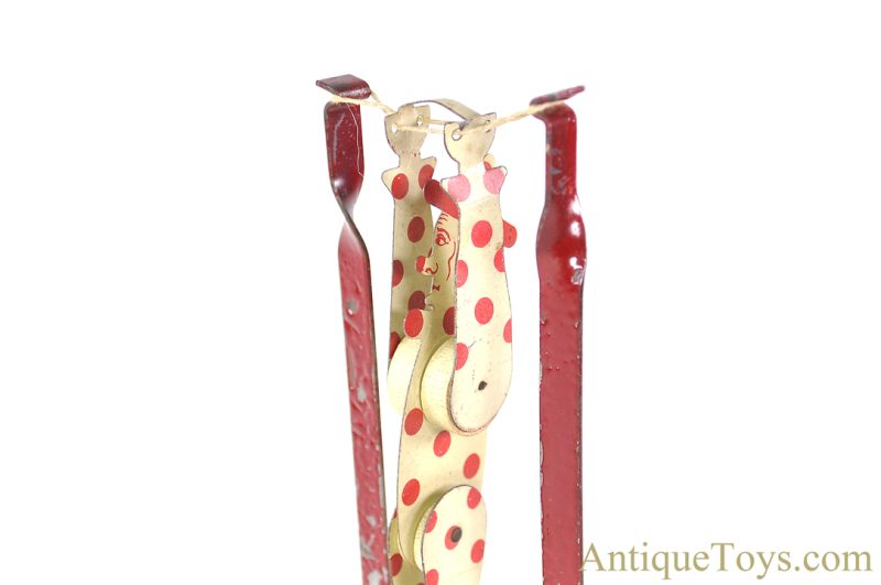 Do-Do Toy Co. No. 100 "Do-Do Clown" Acrobat Squeeze Toy in Box for Sale - Image 6