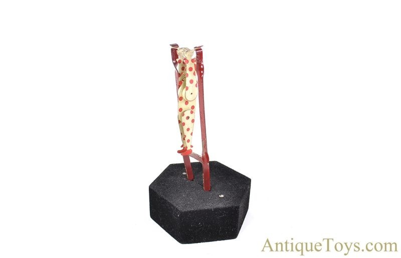 Do-Do Toy Co. No. 100 "Do-Do Clown" Acrobat Squeeze Toy in Box for Sale - Image 5