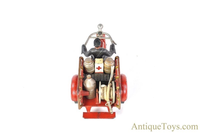 Hubley ca. 1925 Cast Iron "Crash Car" Indian Motorcycle <FONT COLOR="ff000 ">*SOLD*</font> - Image 7