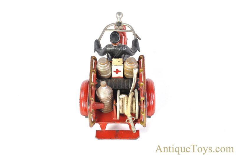 Hubley ca. 1925 Cast Iron "Crash Car" Indian Motorcycle <FONT COLOR="ff000 ">*SOLD*</font> - Image 8