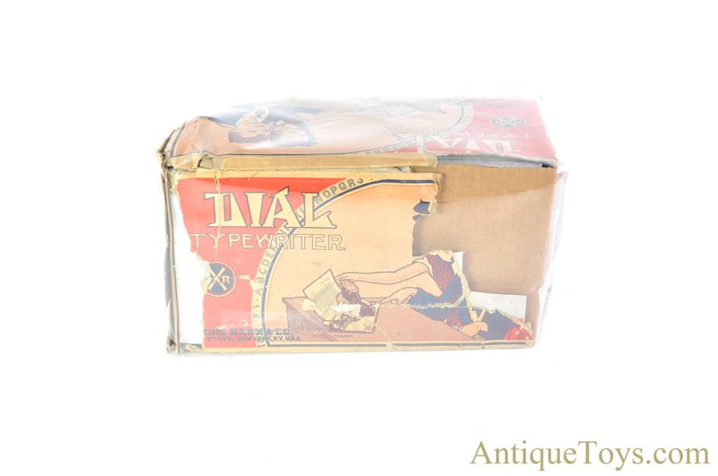 Marx Tin Lithographed No. 1000 "Dial Typewriter" with Box <FONT COLOR="ff000 ">*SOLD*</font> - Image 8