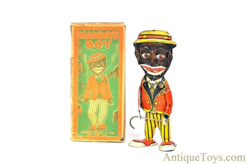 Marx Tin Lithographed Windup No. 630 "Mammy's Boy" in Box Black Americana for Sale <FONT COLOR="ff000 ">*SOLD*</font>
