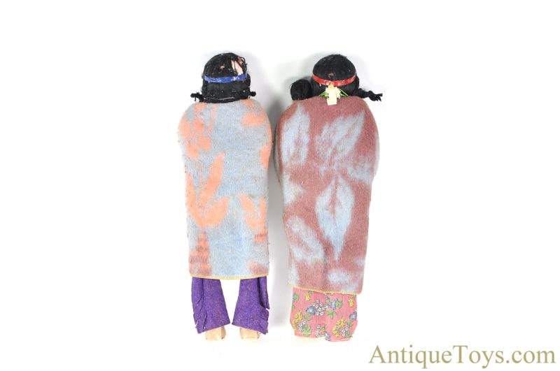 Mary McAboy Skookum Doll 14" Native American Indian Couple Set <FONT COLOR="ff000 ">*SOLD*</font> - Image 2