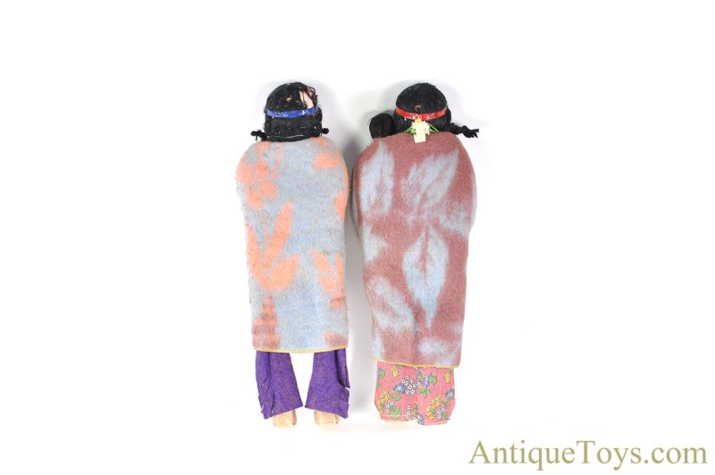 Mary McAboy Skookum Doll 14" Native American Indian Couple Set <FONT COLOR="ff000 ">*SOLD*</font> - Image 9