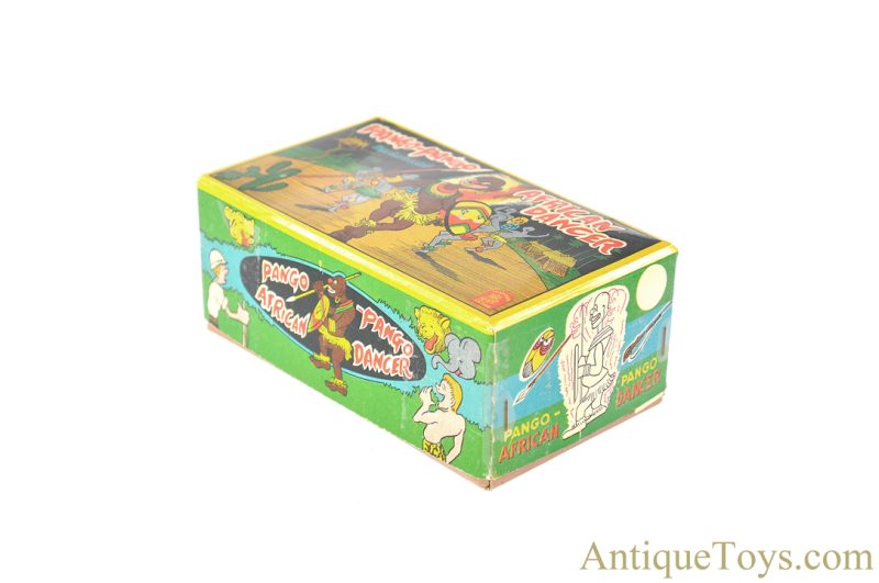 TPS Toplay, Ltd. Tin Lithographed Windup "Pango-Pango Mechanical African Dancer" Black Americana in Box <FONT COLOR="ff000 ">*SOLD*</font> - Image 8