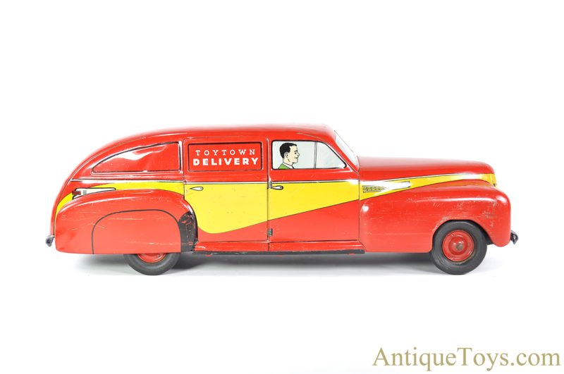 Wyandotte Toys All Metal Products Co. Pressed Steel Lithographed WY-1010 "Toytown Delivery" Delivery Vehicle <FONT COLOR="ff000 ">*SOLD*</font>