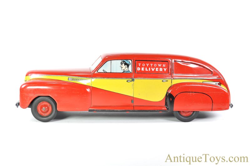 Wyandotte Toys All Metal Products Co. Pressed Steel Lithographed WY-1010 "Toytown Delivery" Delivery Vehicle <FONT COLOR="ff000 ">*SOLD*</font> - Image 2