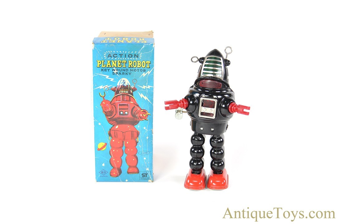 Yoshiya (KO) Tin Lithographed Windup “Planet Robot” in Box Yoshiya (KO) Tin Lithographed Windup “Planet Robot” in Box