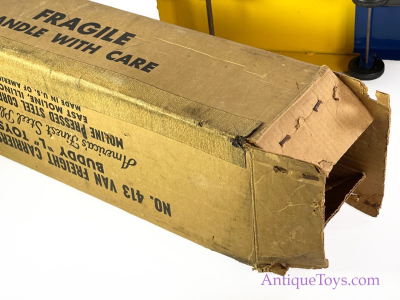 Buddy L Pressed Steel Mint No. 413 "Van Freight Carrier" Truck in Box <FONT COLOR="ff000 ">*SOLD*</font> - Image 2
